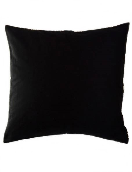 Black Mudcloth Pillow